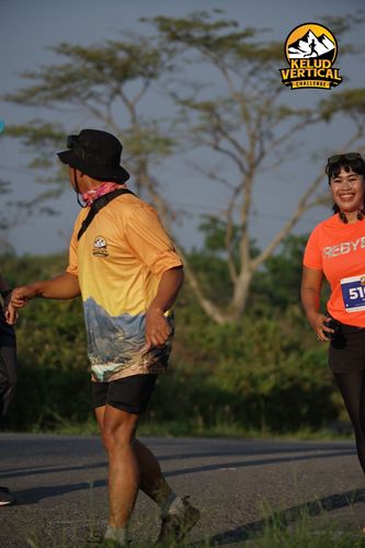 Race photo from Kelud Vertical Challenge 2024