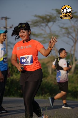 Race photo from Kelud Vertical Challenge 2024