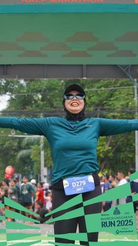 Race photo from Mangkunegaran Run 2025