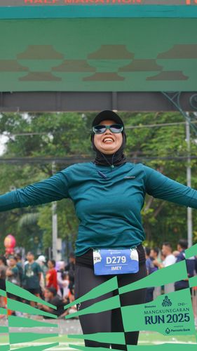 Race photo from Mangkunegaran Run 2025