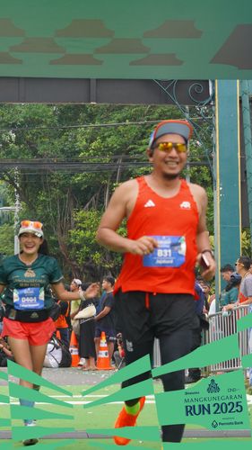 Race photo from Mangkunegaran Run 2025