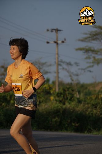 Race photo from Kelud Vertical Challenge 2024