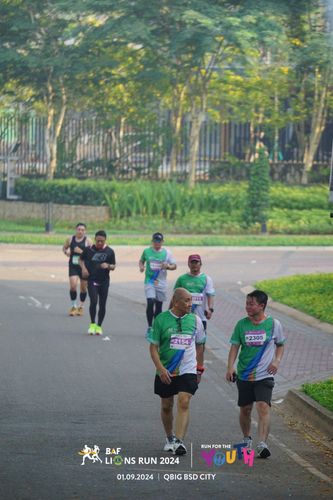 Race photo from BAF LIONS RUN 2024