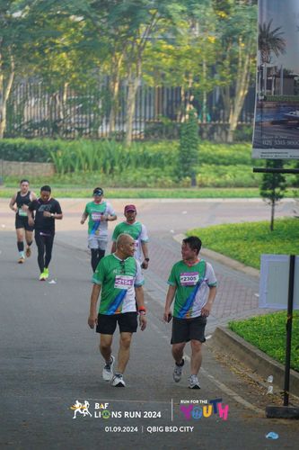 Race photo from BAF LIONS RUN 2024