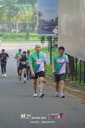 Race photo from BAF LIONS RUN 2024