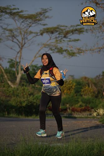 Race photo from Kelud Vertical Challenge 2024