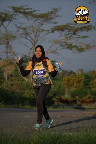 Race photo from Kelud Vertical Challenge 2024