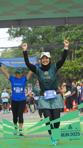 Race photo from Mangkunegaran Run 2025