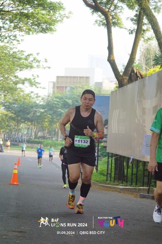 Race photo from BAF LIONS RUN 2024
