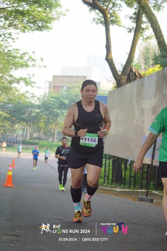 Race photo from BAF LIONS RUN 2024