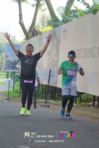 Race photo from BAF LIONS RUN 2024