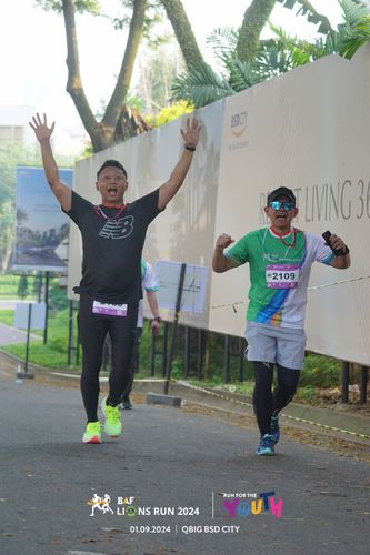 Race photo from BAF LIONS RUN 2024