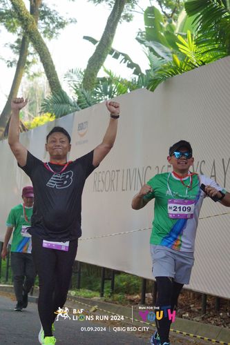 Race photo from BAF LIONS RUN 2024