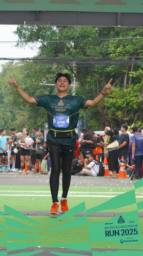 Race photo from Mangkunegaran Run 2025