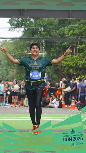 Race photo from Mangkunegaran Run 2025