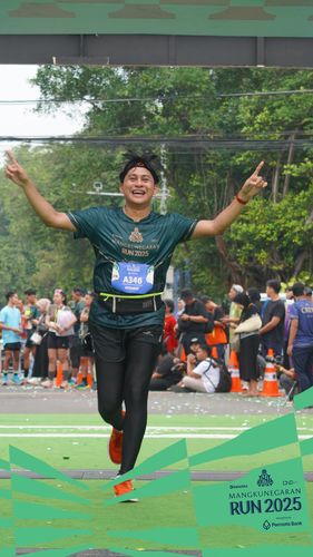 Race photo from Mangkunegaran Run 2025