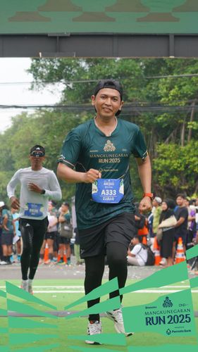 Race photo from Mangkunegaran Run 2025