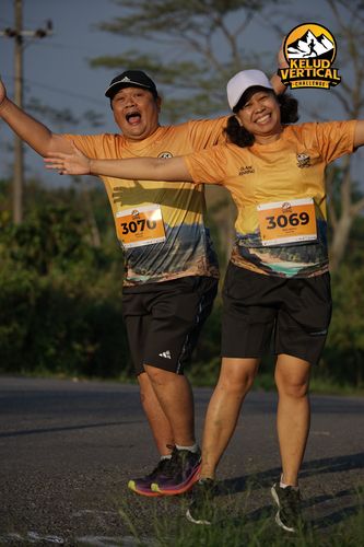 Race photo from Kelud Vertical Challenge 2024
