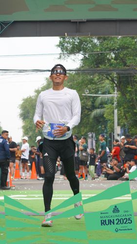 Race photo from Mangkunegaran Run 2025