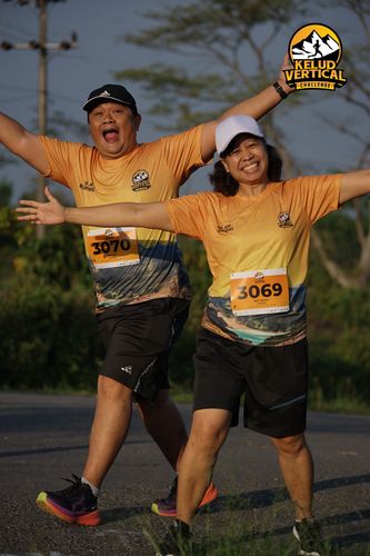 Race photo from Kelud Vertical Challenge 2024