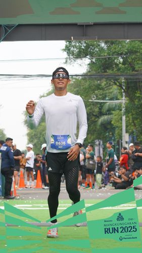 Race photo from Mangkunegaran Run 2025