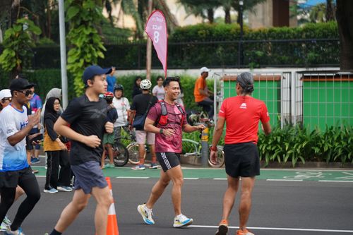Race photo from Assurance Fun Run 2024