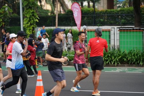 Race photo from Assurance Fun Run 2024
