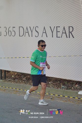 Race photo from BAF LIONS RUN 2024