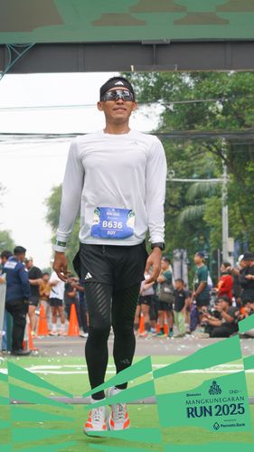 Race photo from Mangkunegaran Run 2025