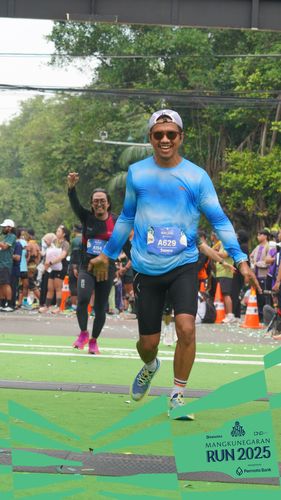 Race photo from Mangkunegaran Run 2025