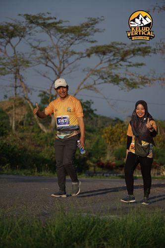 Race photo from Kelud Vertical Challenge 2024