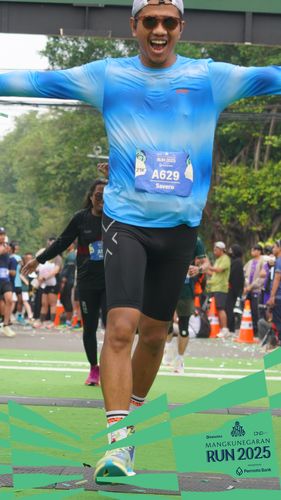 Race photo from Mangkunegaran Run 2025