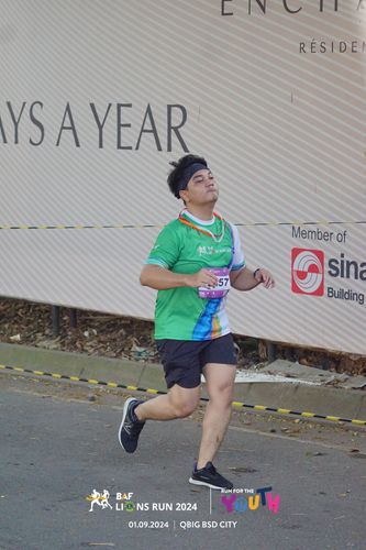 Race photo from BAF LIONS RUN 2024