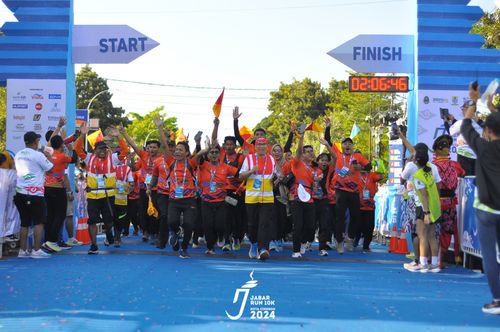 Race photo from Jabar Run 10K 2024