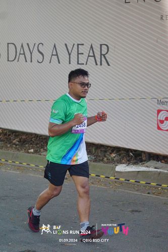 Race photo from BAF LIONS RUN 2024