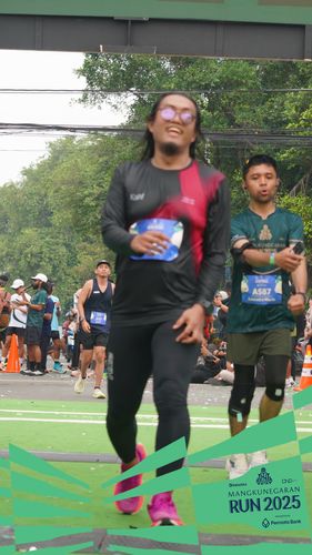 Race photo from Mangkunegaran Run 2025