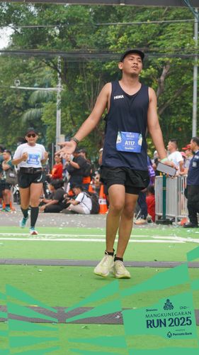 Race photo from Mangkunegaran Run 2025