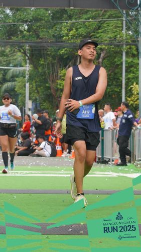 Race photo from Mangkunegaran Run 2025