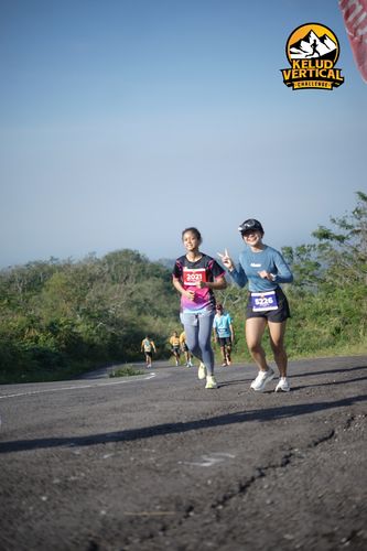 Race photo from Kelud Vertical Challenge 2024