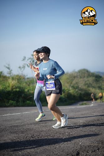 Race photo from Kelud Vertical Challenge 2024