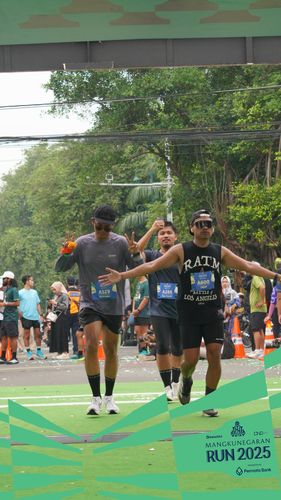 Race photo from Mangkunegaran Run 2025