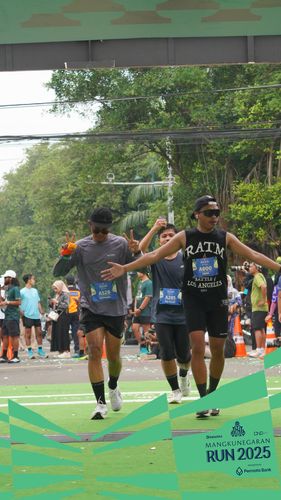 Race photo from Mangkunegaran Run 2025