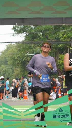 Race photo from Mangkunegaran Run 2025
