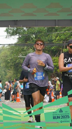 Race photo from Mangkunegaran Run 2025