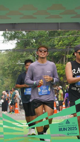 Race photo from Mangkunegaran Run 2025