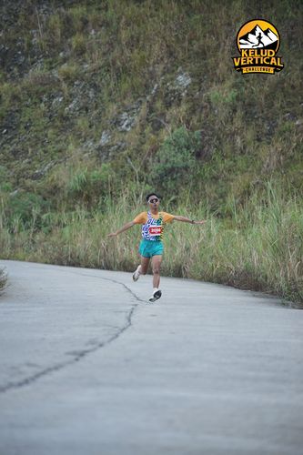Race photo from Kelud Vertical Challenge 2024