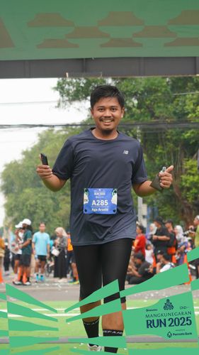 Race photo from Mangkunegaran Run 2025