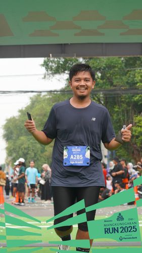 Race photo from Mangkunegaran Run 2025
