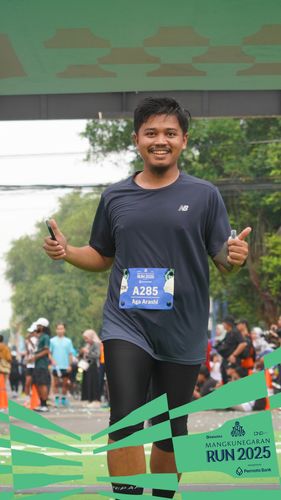 Race photo from Mangkunegaran Run 2025