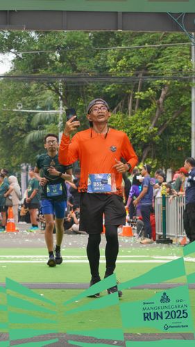 Race photo from Mangkunegaran Run 2025